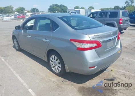 2013 Nissan Sentra Sv z USA, uszkodzony, nr VIN 3N1AB7AP1DL620600